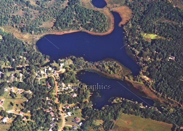 Big School Lot Lake & Little School Lot Lake in Oakland County, Michigan